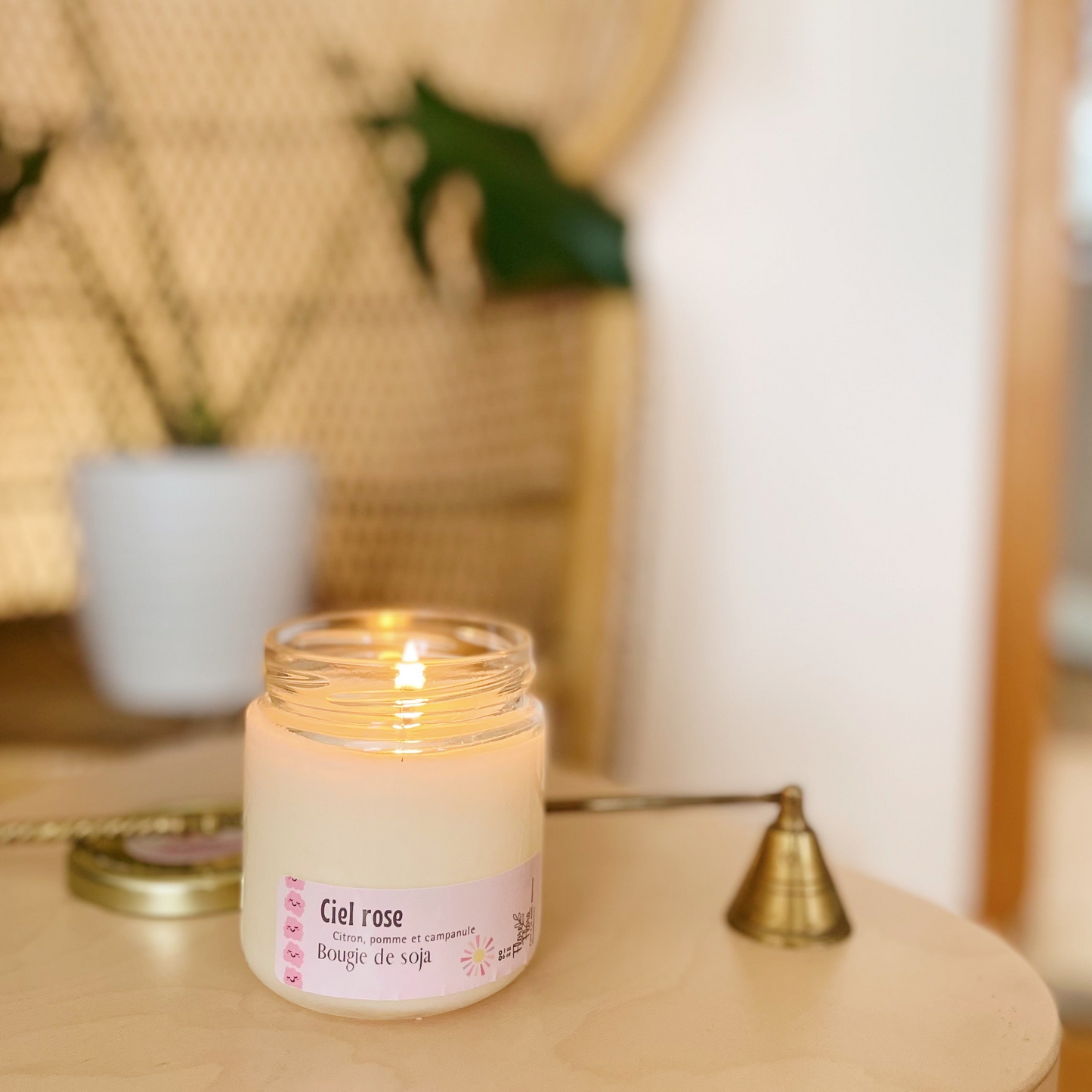 Bougie Ciel Rose