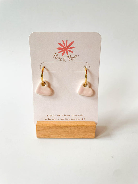 Boucles d'oreilles - Coeur
