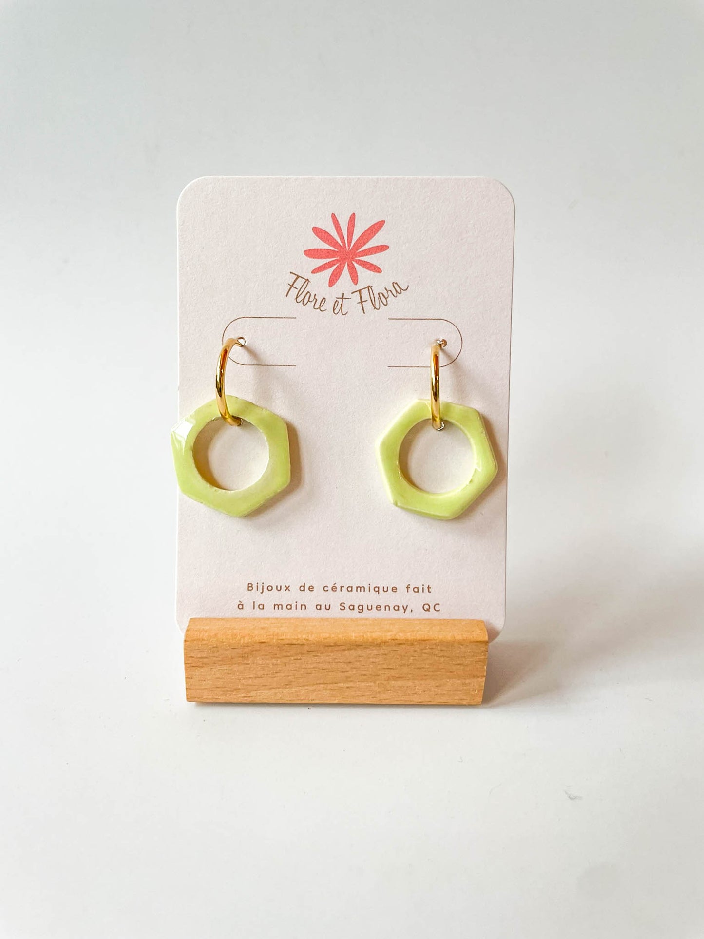 Boucles d'oreilles - Petit Hexagone