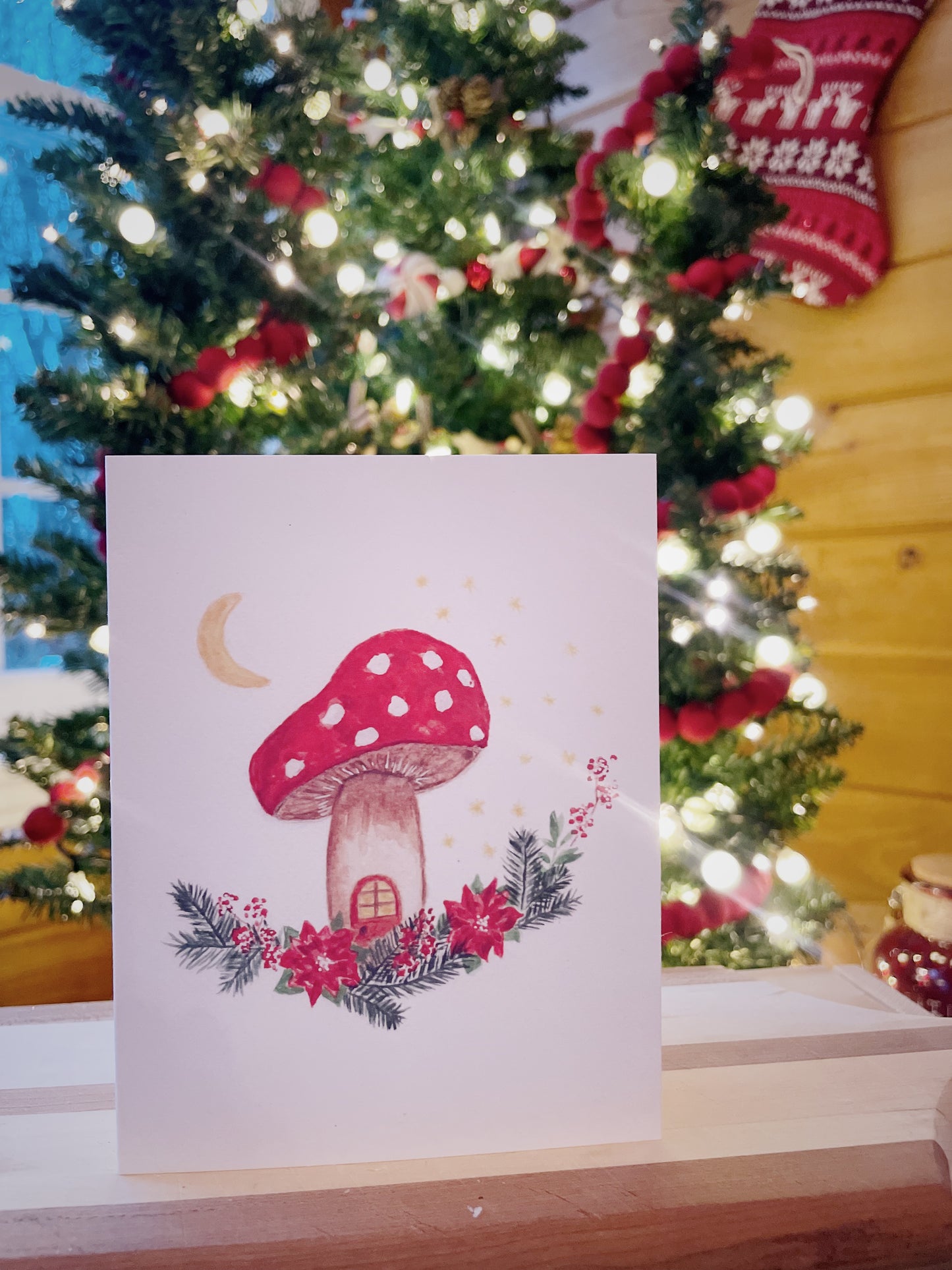 Carte de souhaits des Fêtes