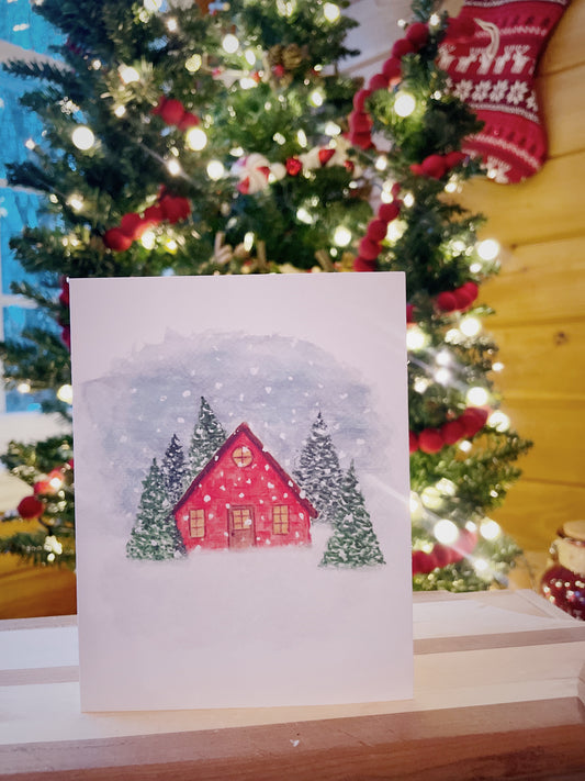 Carte de souhaits des Fêtes