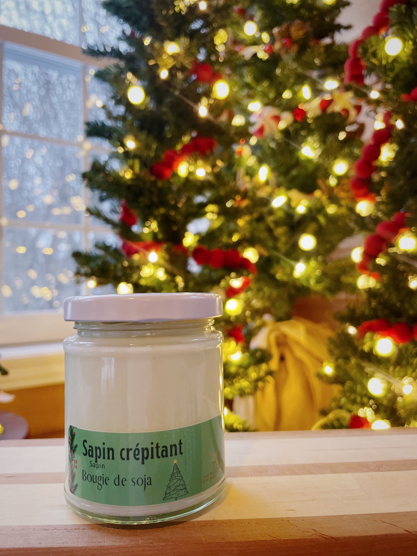 Bougie Sapin Crépitant