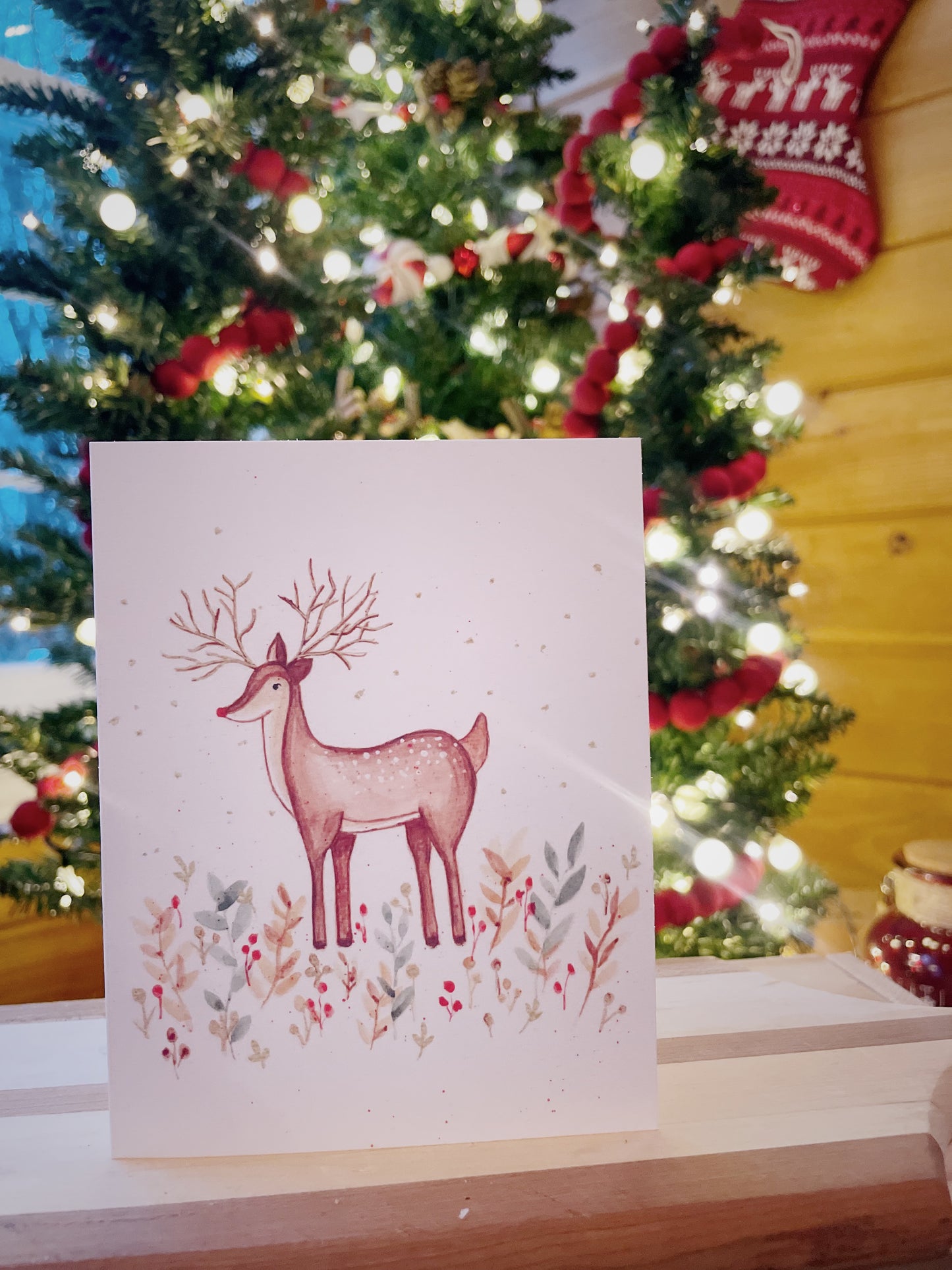 Carte de souhaits des Fêtes