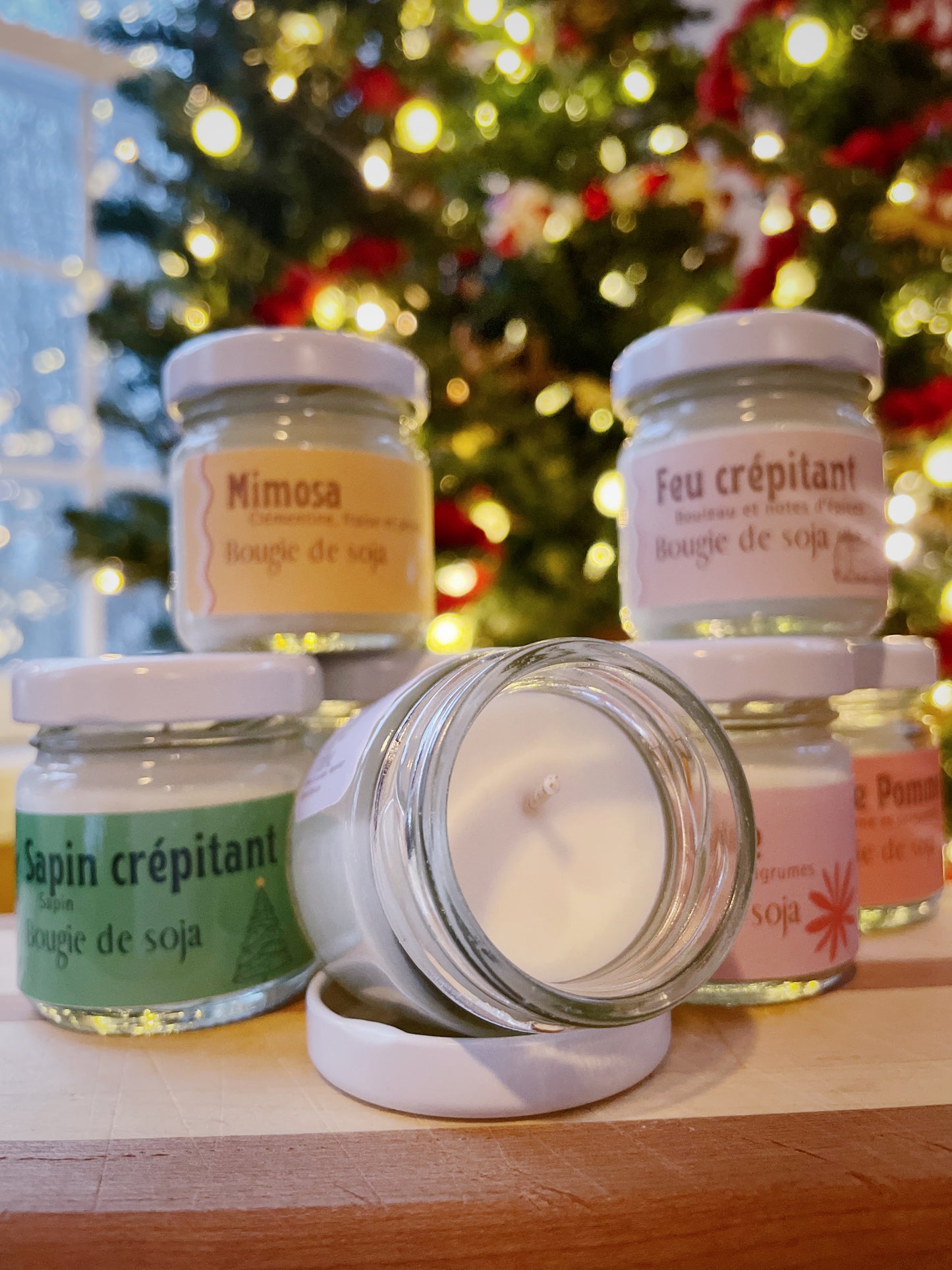 L'ensemble bougies et savon