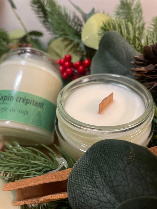 Bougie Sapin Crépitant
