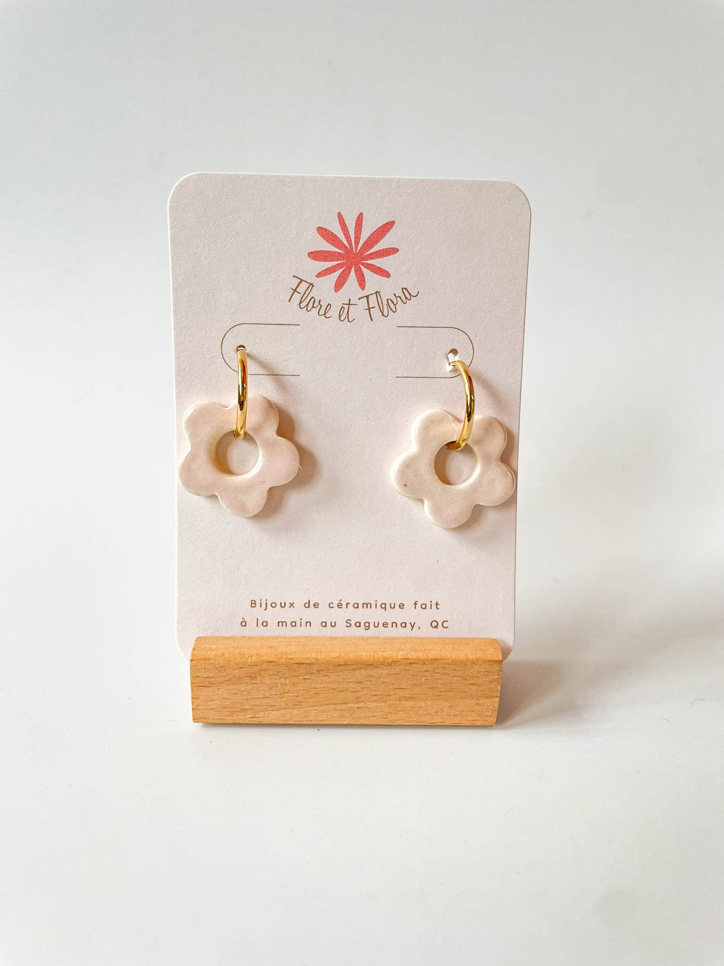 Boucles d'oreilles - Fleur Retro