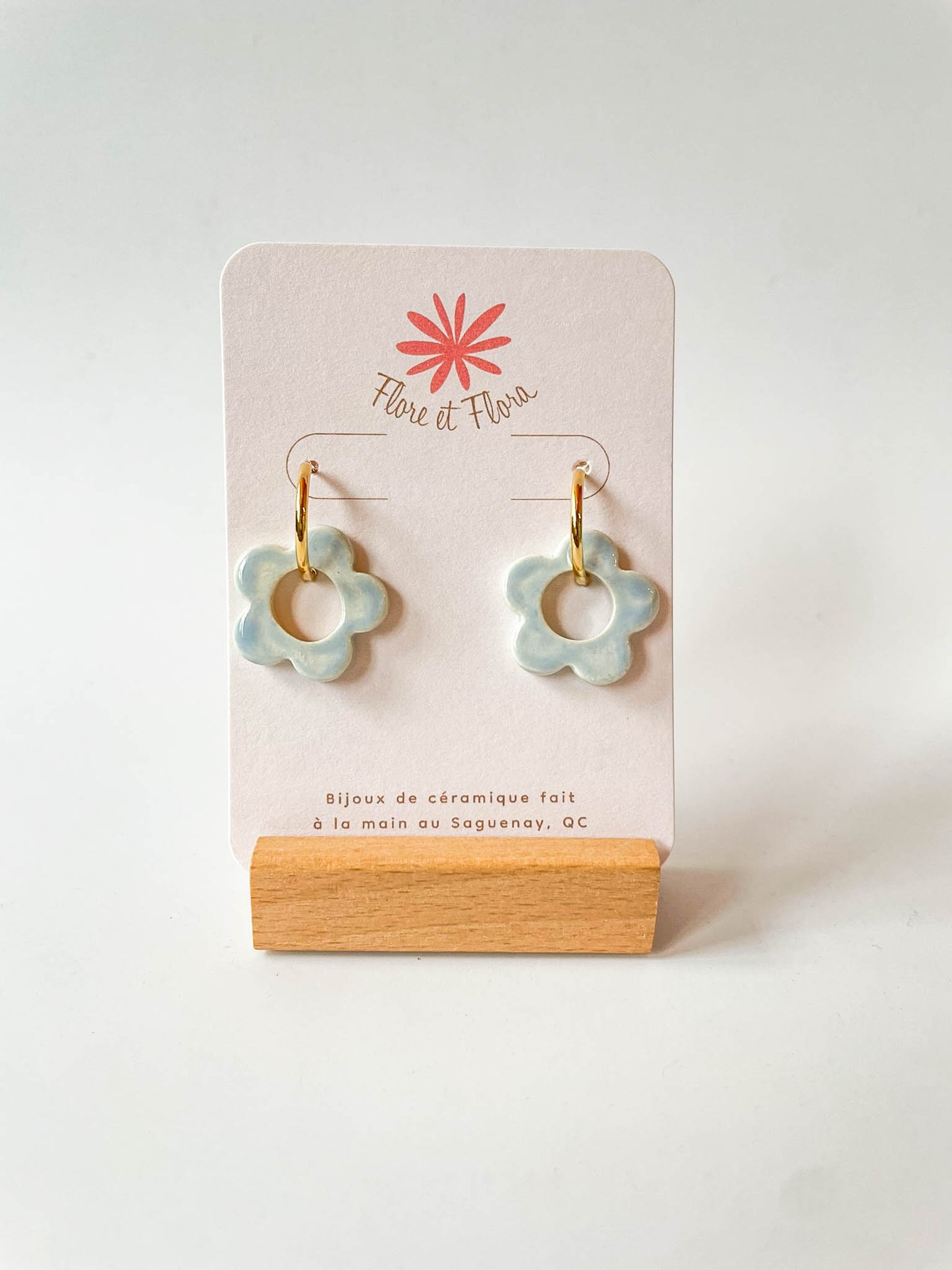 Boucles d'oreilles - Fleur Retro