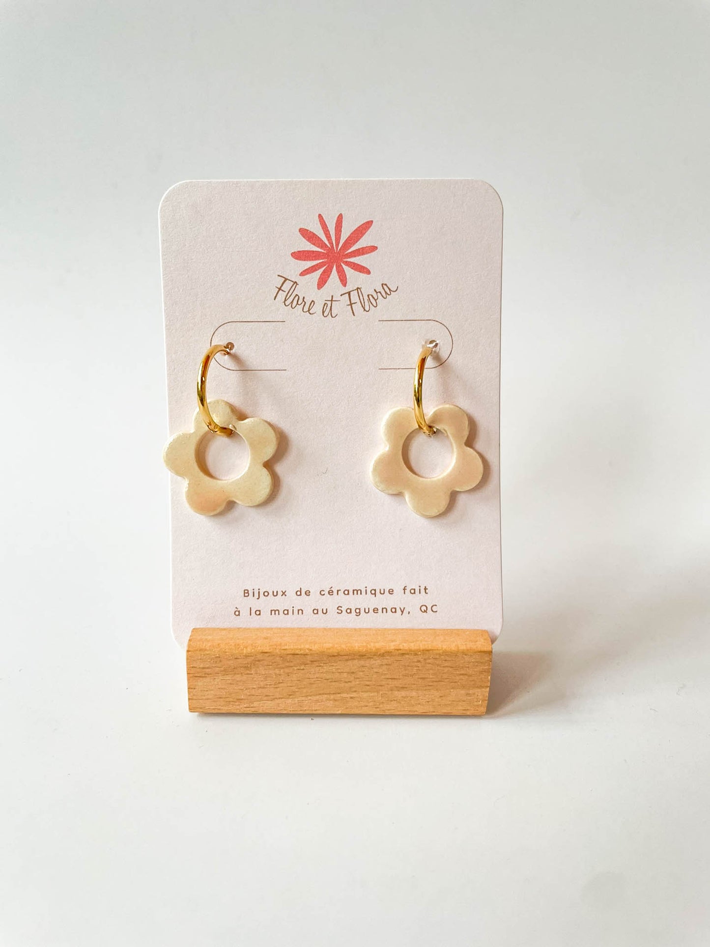 Boucles d'oreilles - Fleur Retro