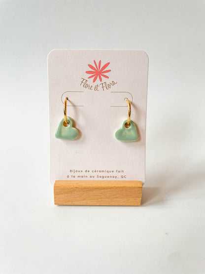 Boucles d'oreilles - Coeur