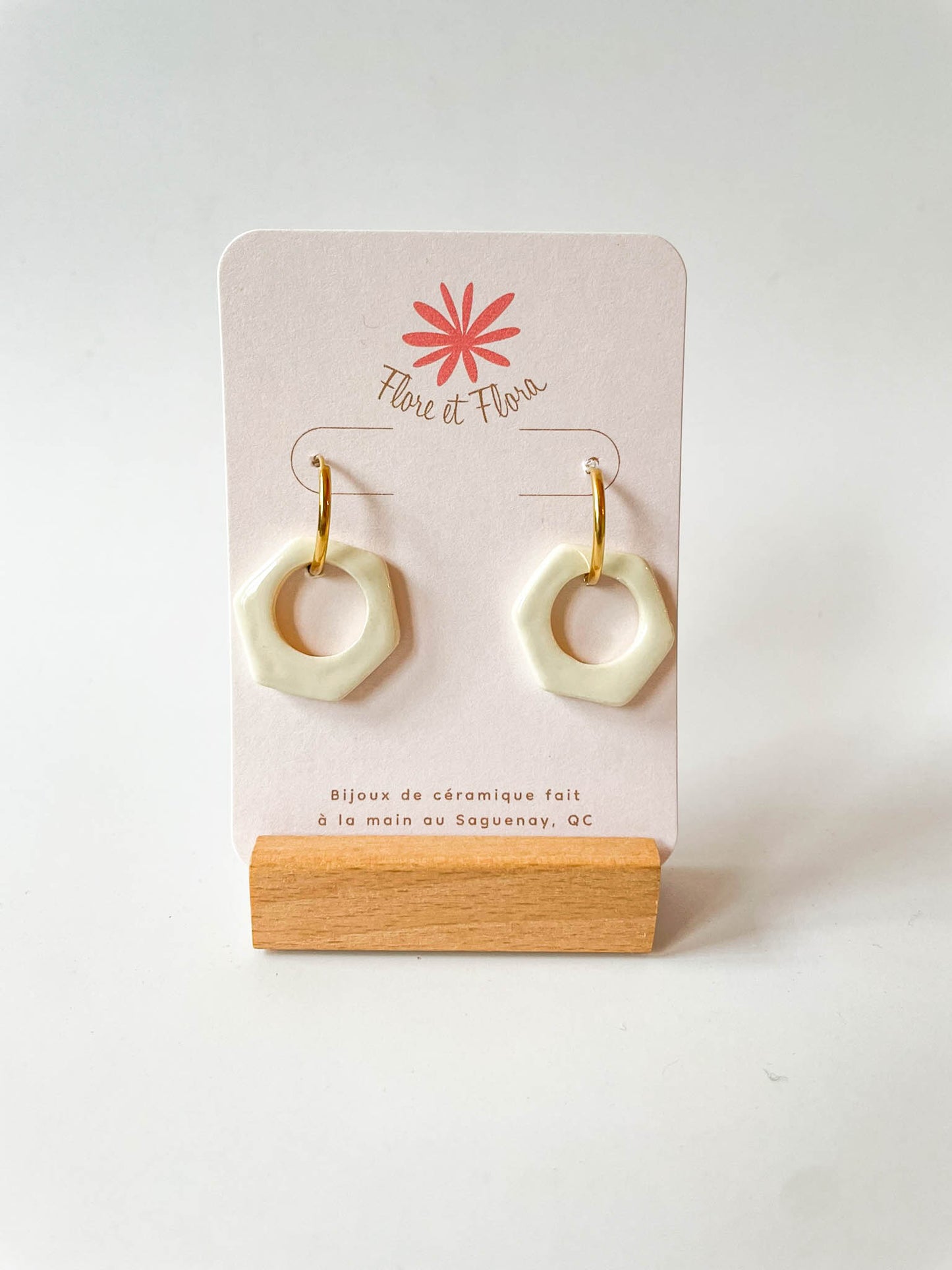 Boucles d'oreilles - Petit Hexagone