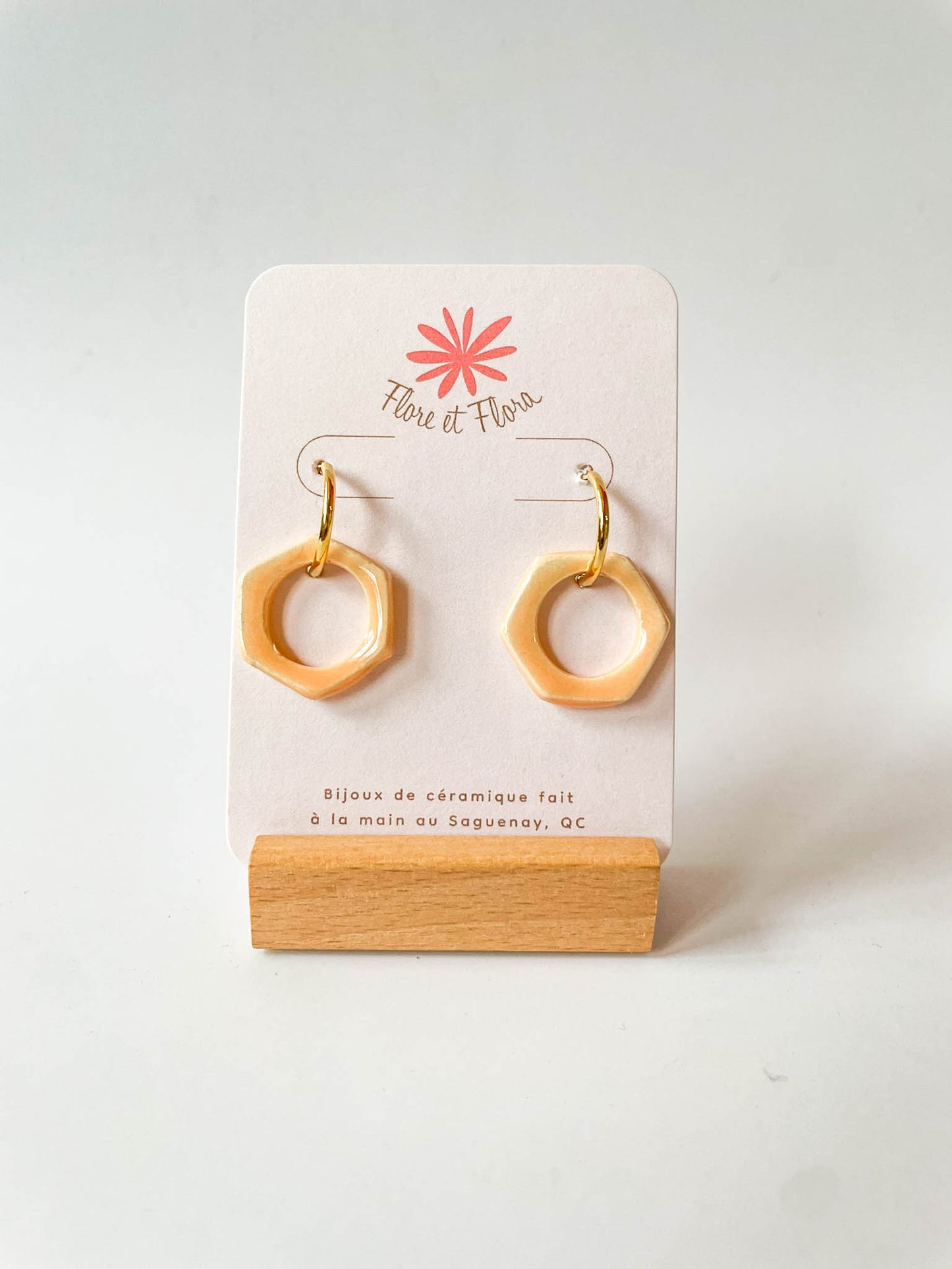 Boucles d'oreilles - Petit Hexagone