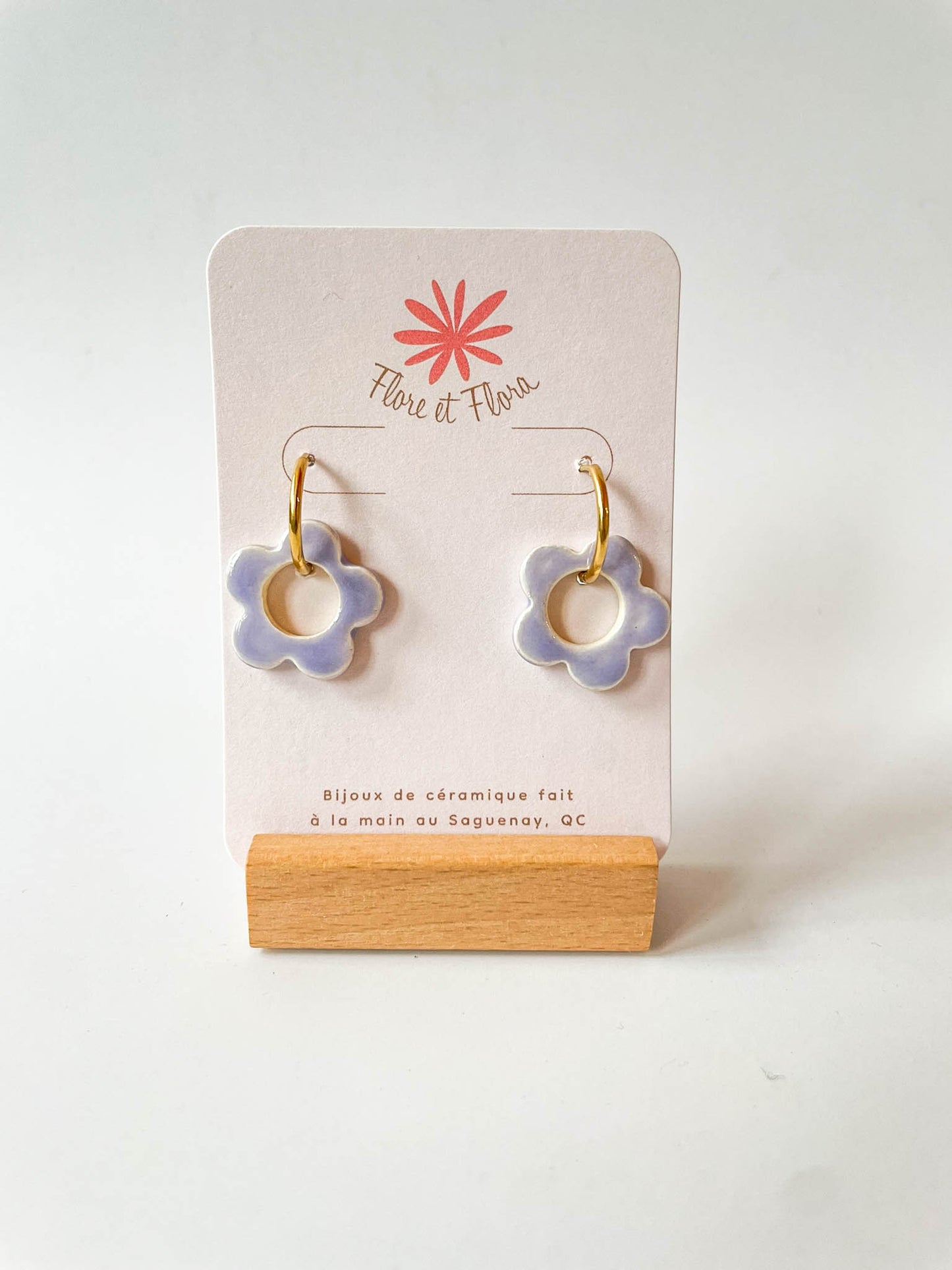 Boucles d'oreilles - Fleur Retro